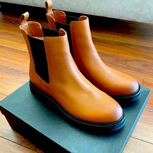 J. Crew NWT Refined Leather Chelsea Boots